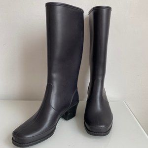 SARRA Z LIENNE Heeled Rain Boots Waterproof